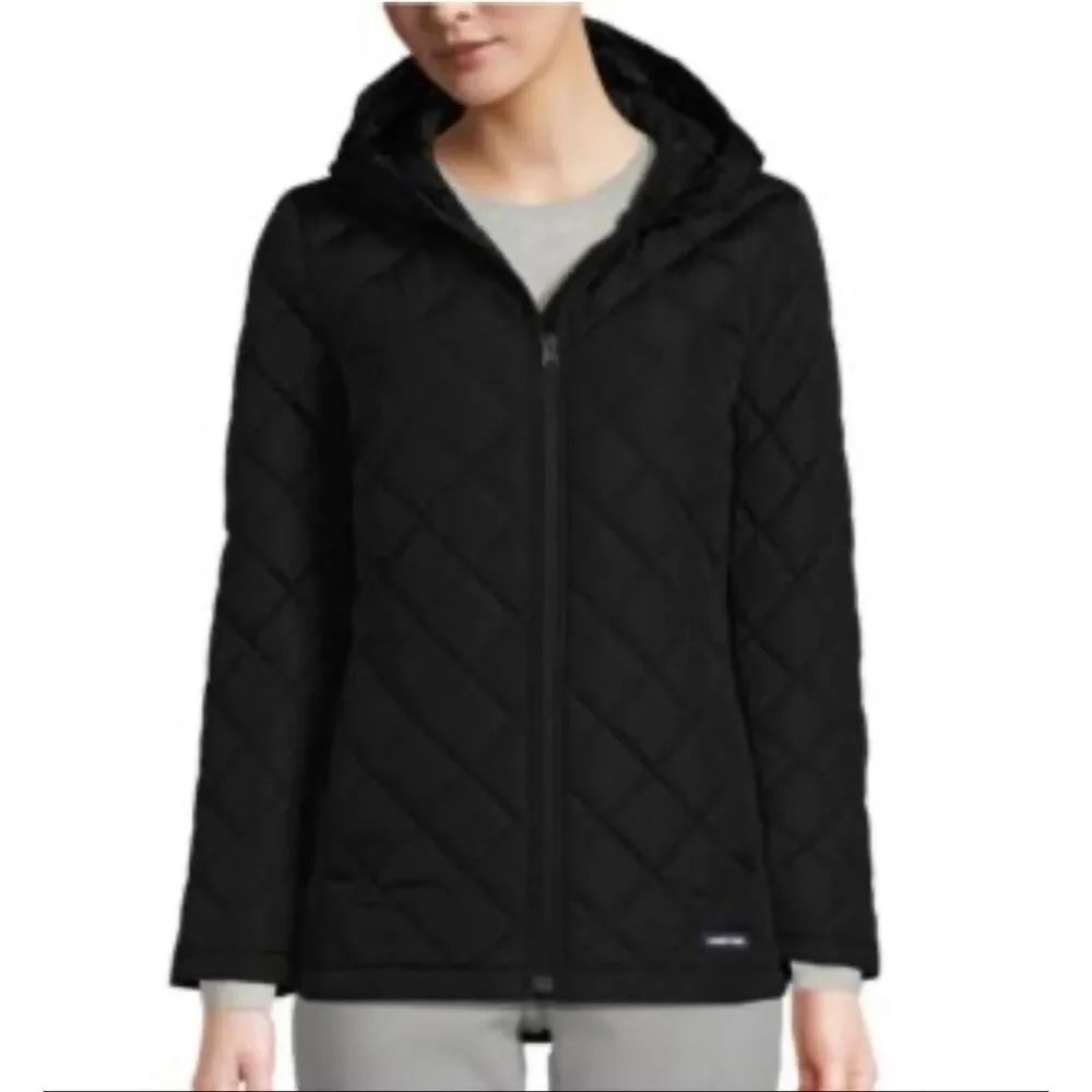 Lands’ End feather free quilted jacket size small 6/8